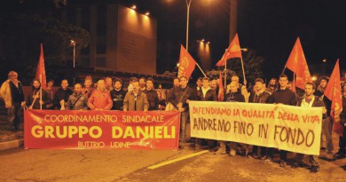sciopero alla Danieli di Udine