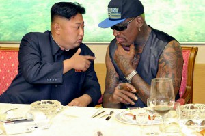 NK leader meets Dennis Rodman