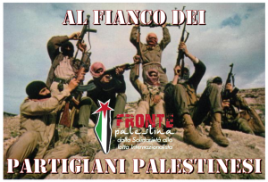 al fianco dei partigiani palestinesi