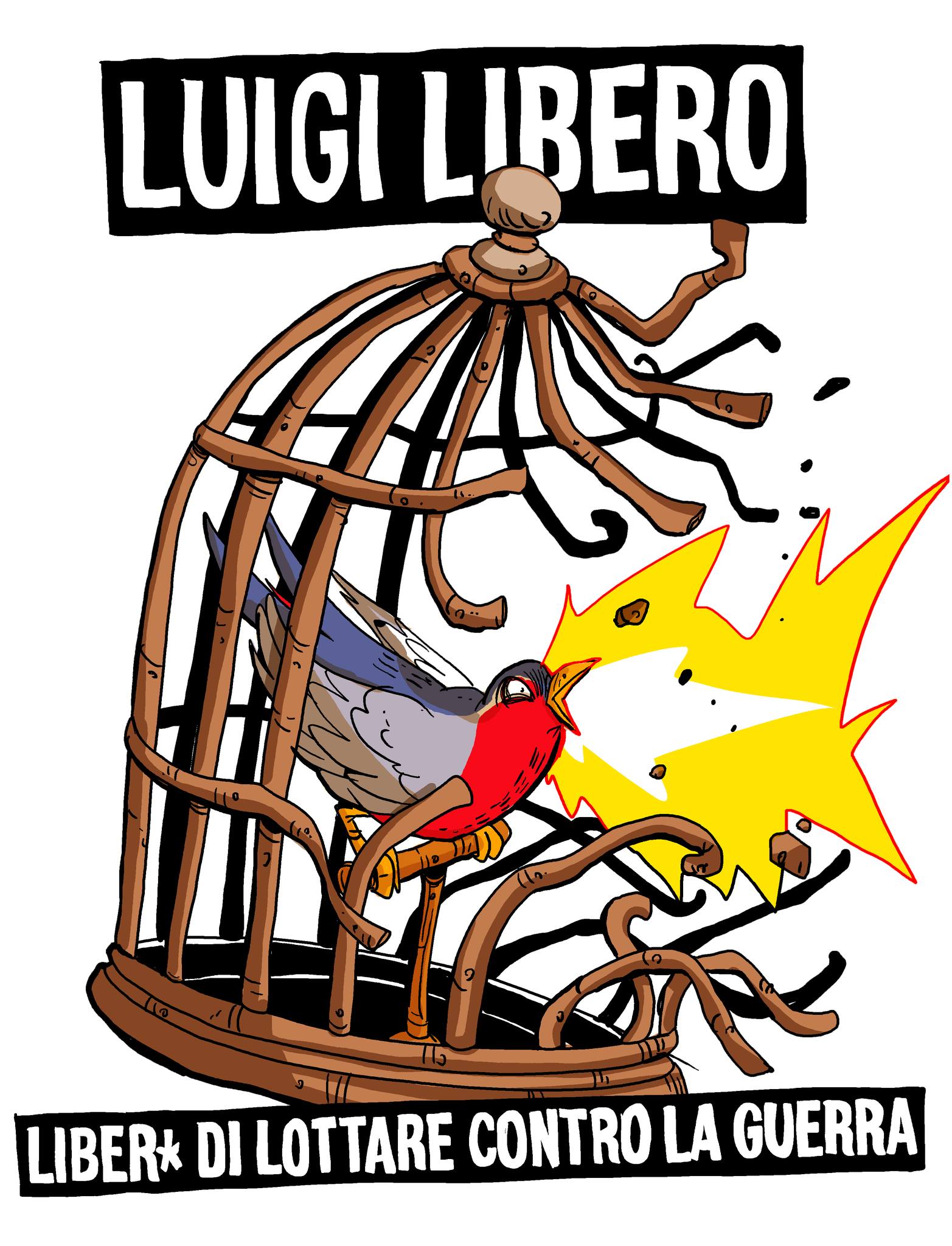 Liberi di lottare contro la guerra! Campagna nazionale a seguito delle misure cautelari a 3 compagni di Antudo